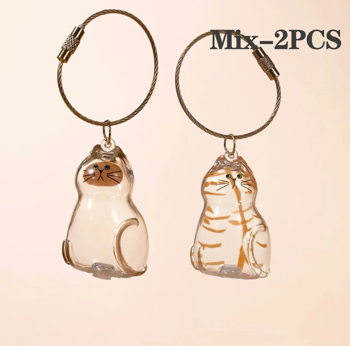 Cat Hair Keychain