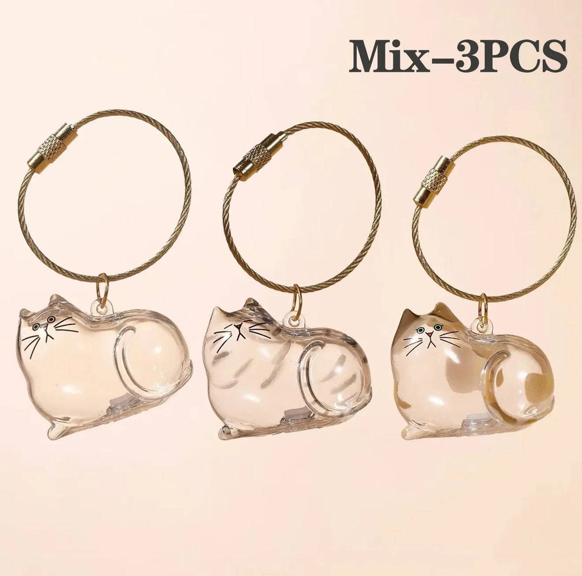 Cat Hair Keychain