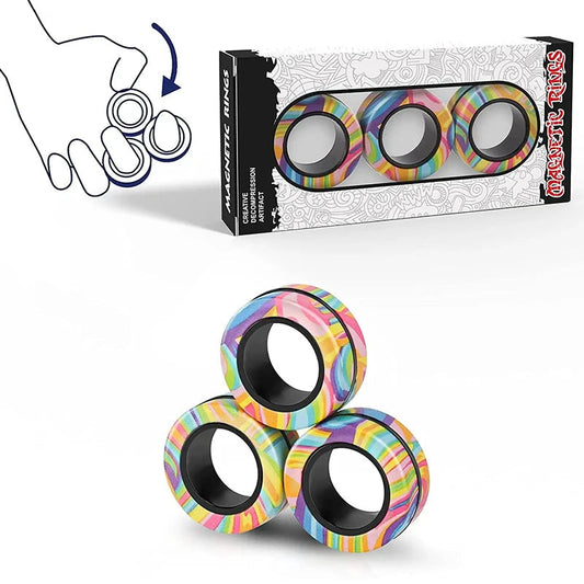 Magnetic Rings Fidget Toy
