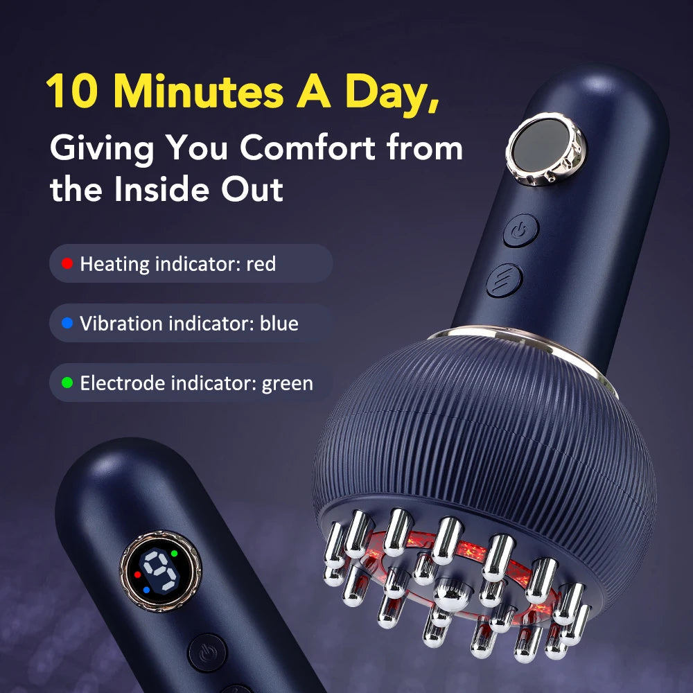 Electric Meridian Brush Gua Sha Cupping Massager