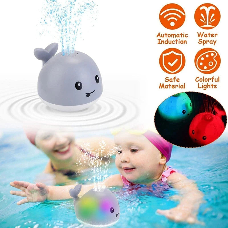 Rechargeable Whale Light-Up Bath Toy