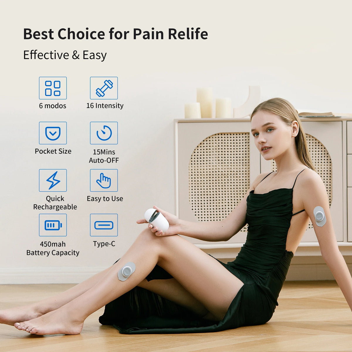 Portable Pulse EMS Massager