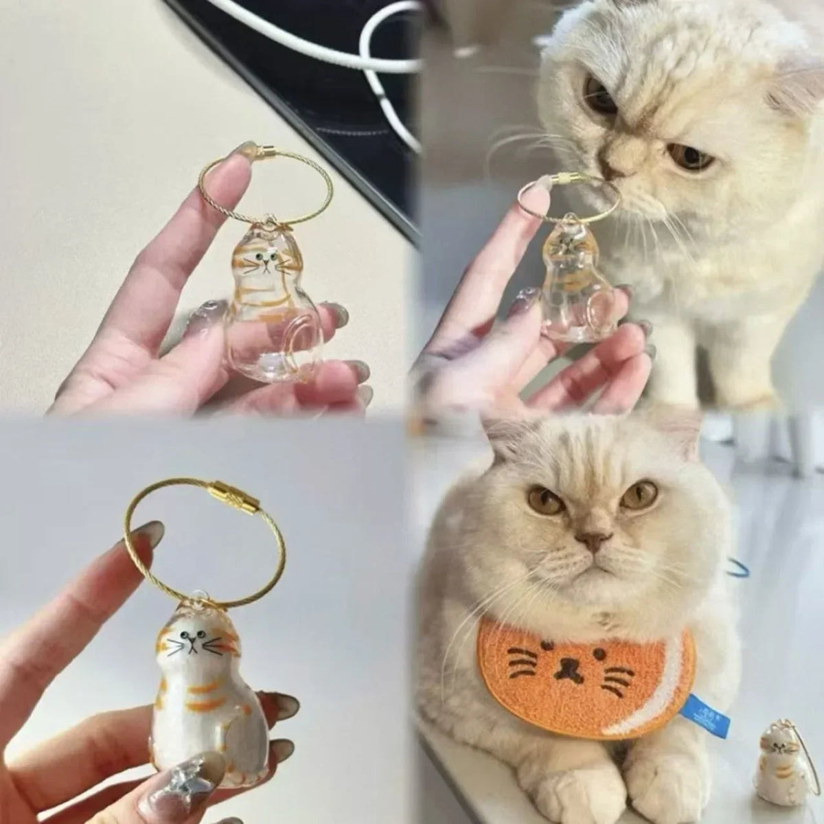 Cat Hair Keychain